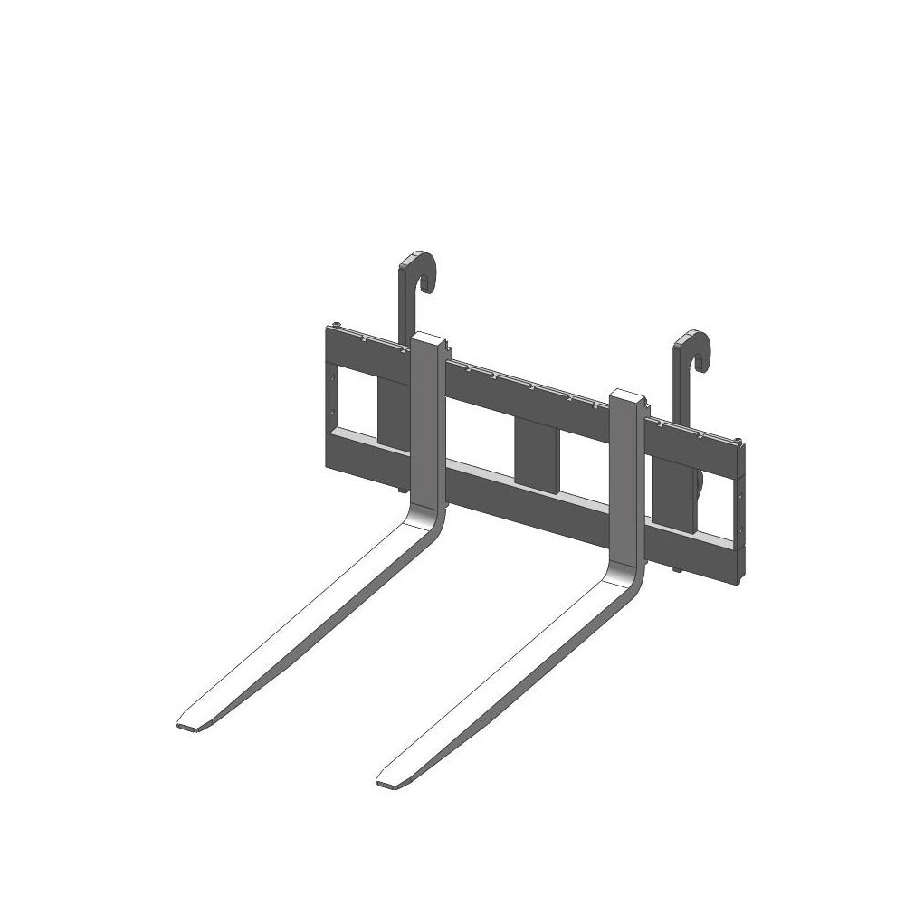 Lève palette frontal 2T fourche 1200 type DIECI N°2