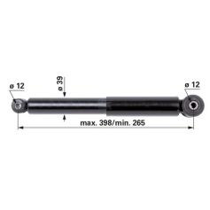 Amortisseur de cabine RÉF. 4292759M1 - MASSEY FERGUSON Amortisseur de cabine RÉF. 4292759M1 - MASSEY FERGUSON
