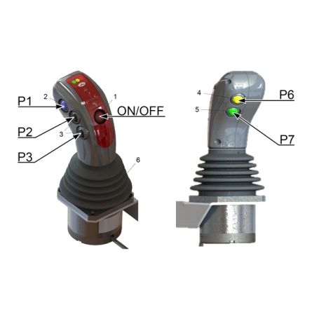 Joystick CDC Réf. 4500759 - Quicke