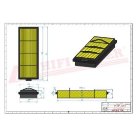 Filtre à air pour tracteur John Deere Réf. SA16774 HIFI FILTER