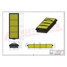 Filtre à air pour tracteur John Deere Réf. SA16774 HIFI FILTER Filtre à air pour tracteur John Deere Réf. SA16774 HIFI FILTER