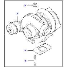 TURBOCOMPRESSEUR RÉF. 4226687M91 - MASSEY FERGUSON