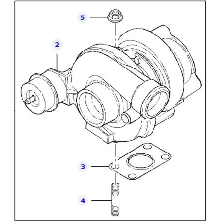 TURBOCOMPRESSEUR RÉF. 4226687M91 - MASSEY FERGUSON TURBOCOMPRESSEUR RÉF. 4226687M91 - MASSEY FERGUSON