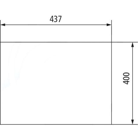 Vitre arrière inférieure Ford Sekura 7610 pour FORD Vitre arrière inférieure Ford Sekura 7610 pour FORD