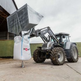 Godet de remplissage de Bigbag galvanisé attelage Euro