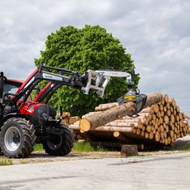 Grappin de chargement de bois "COMBI" attelage Euro et 3 points
