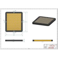 Filtre habitacle Réf. SC90010 - Hifi Filter Filtre habitacle Réf. SC90010 - Hifi Filter