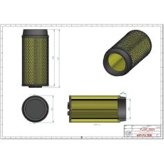 Filtre a air Réf. SA17228 - Hifi Filter Filtre a air Réf. SA17228 - Hifi Filter