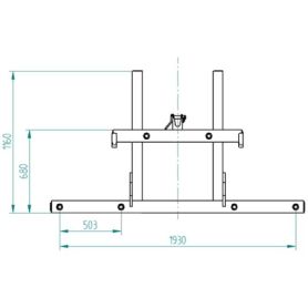 Pique-botte « Combi-Duplex »- version avec rehausse 500 mm
