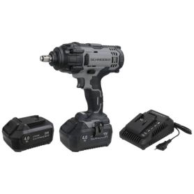 Clé à chocs 1/2" 20V 470/650Nm - 2 batteries 4Ah - 1 chargeur 3A – coffret