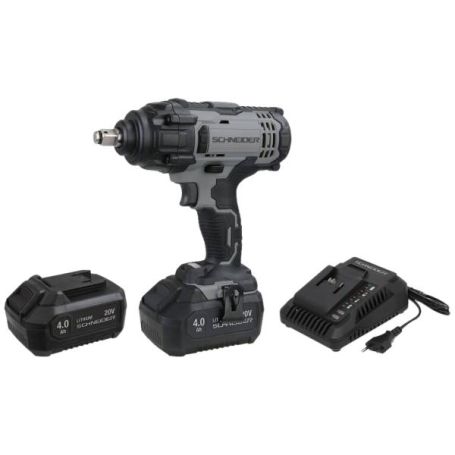Clé à chocs 1/2" 20V 470/650Nm - 2 batteries 4Ah - 1 chargeur 3A – coffret Clé à chocs 1/2" 20V 470/650Nm - 2 batteries 4Ah - 1 chargeur 3A – coffret