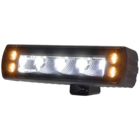 Barre à LED avec feux clignotants, 3200 Lumens, 192mm, Faisceau large, Interférence Classe 3, 9-36V