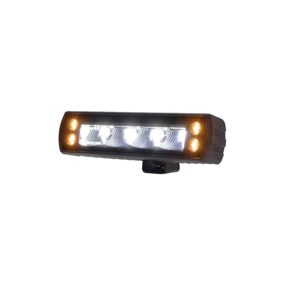 Barre à LED avec feux clignotants, 3200 Lumens, 192mm, Faisceau large, Interférence Classe 3, 9-36V
