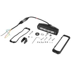 Barre à LED avec feux clignotants, 3200 Lumens, 192mm, Faisceau large, Interférence Classe 3, 9-36V Barre à LED avec feux clignotants, 3200 Lumens, 192mm, Faisceau large, Interférence Classe 3, 9-36V