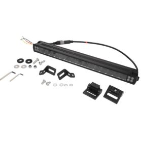 Barre à LED avec feux clignotants, 11000 Lumens, 484mm, Faisceau large, Interférence Classe 2, 9-36V