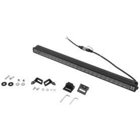 Barre à LED avec feux clignotants, 17600 Lumens, 727mm, Faisceau large, Interférence Classe 2, 9-36V