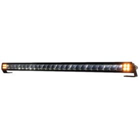 Barre à LED avec feux clignotants, 17600 Lumens, 727mm, Faisceau large, Interférence Classe 2, 9-36V