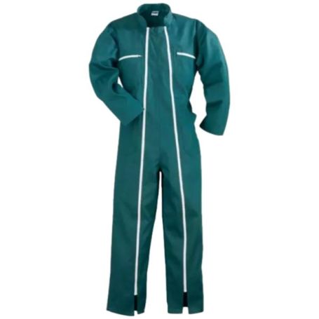 Combinaison double zip 65% polyester 35% coton 6 poches verte Coverguard Combinaison double zip 65% polyester 35% coton 6 poches verte Coverguard