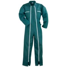 Combinaison double zip 65% polyester 35% coton 6 poches verte Coverguard Combinaison double zip 65% polyester 35% coton 6 poches verte Coverguard