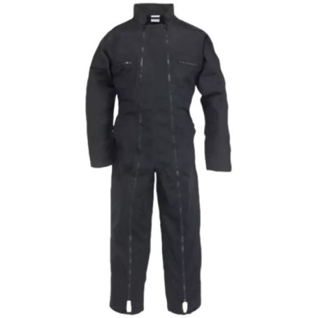 Combinaison double zip 65% polyester 35% coton 6 poches noir Coverguard Combinaison double zip 65% polyester 35% coton 6 poches noir Coverguard