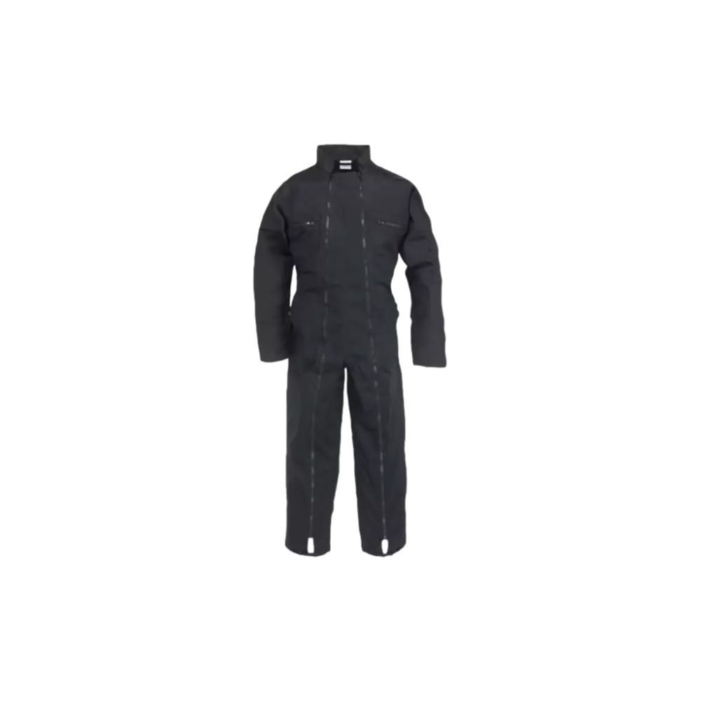 Combinaison double zip 65% polyester 35% coton 6 poches noir Coverguard
