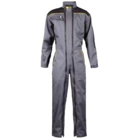 Combinaison de travail double zip gris/noir pour enfant North Ways