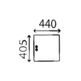 Vitre arrière inférieure Ford 7610 Sekura coulissante pour FORD