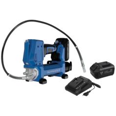 Pompe à graisse 20V 690 bar avec 2 batteries Li-ion 2Ah et 4Ah et 1 chargeur 3A avec mallette de transport PVC Schneider Pompe à graisse 20V 690 bar avec 2 batteries Li-ion 2Ah et 4Ah et 1 chargeur 3A avec mallette de transport PVC Schneider