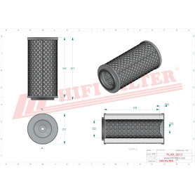 FILTRE À AIR PRIMAIRE RÉF. SA11586 - HIFI FILTER