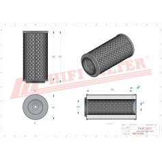 FILTRE À AIR PRIMAIRE RÉF. SA11586 - HIFI FILTER FILTRE À AIR PRIMAIRE RÉF. SA11586 - HIFI FILTER