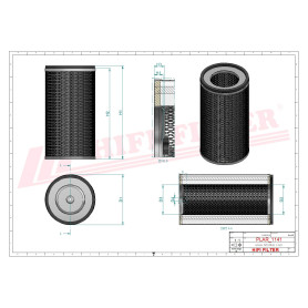 FILTRE À AIR PRIMAIRE RÉF. SA17120 - HIFI FILTER