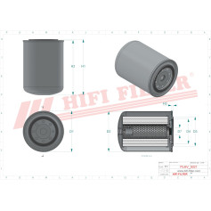 FILTRE HYDRAULIQUE RÉF. SH56115 - HIFI FILTER FILTRE HYDRAULIQUE RÉF. SH56115 - HIFI FILTER