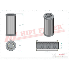 FILTRE HYDRAULIQUE RÉF. SH62379 - HIFI FILTER