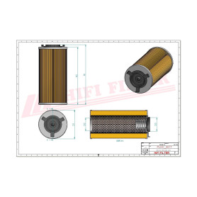FILTRE HYDRAULIQUE RÉF. SH63493 - HIFI FILTER