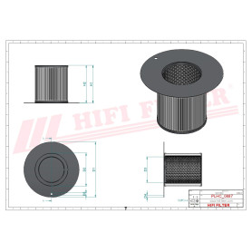Filtre hydraulique adaptable réf. SH66276