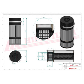 FILTRE HYDRAULIQUE RÉF. SH66281 - HIFI FILTER