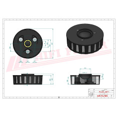 FILTRE D'AÉRATION RÉF. SAO7125 - HIFI FILTER FILTRE D'AÉRATION RÉF. SAO7125 - HIFI FILTER