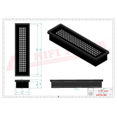 FILTRE HABITACLE RÉF. SC70143CAG - HIFI FILTER FILTRE HABITACLE RÉF. SC70143CAG - HIFI FILTER