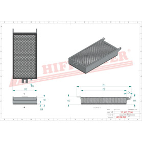 FILTRE HABITACLE RÉF. SC90304CAG - HIFI FILTER