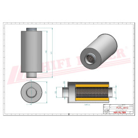 FILTRE HYDRAULIQUE RÉF. SH52421 - HIFI FILTER