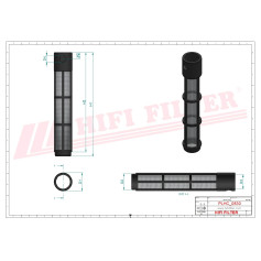 FILTRE HYDRAULIQUE DE TRANSMISSION RÉF. SH66300 - HIFI FILTER