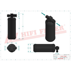 DESHYDRATEUR CLIMATISATION RÉF. DYH70015 - HIFI FILTER