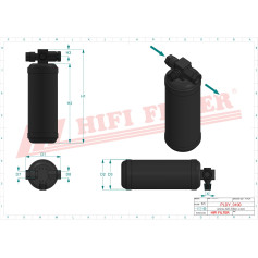 DESHYDRATEUR CLIMATISATION RÉF. DYH70015 - HIFI FILTER