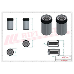 KIT FILTRE A GASOIL RÉF. KN40741 - HIFI FILTER KIT FILTRE A GASOIL RÉF. KN40741 - HIFI FILTER