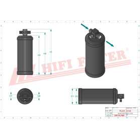 DESHYDRATEUR CLIMATISATION RÉF. DYH60008 - HIFI FILTER