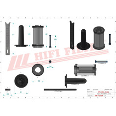 KIT FILTRE A UREE RÉF. KD70559 - HIFI FILTER