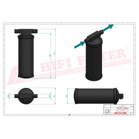 DESHYDRATEUR CLIMATISATION RÉF. DYH60002 - HIFI FILTER