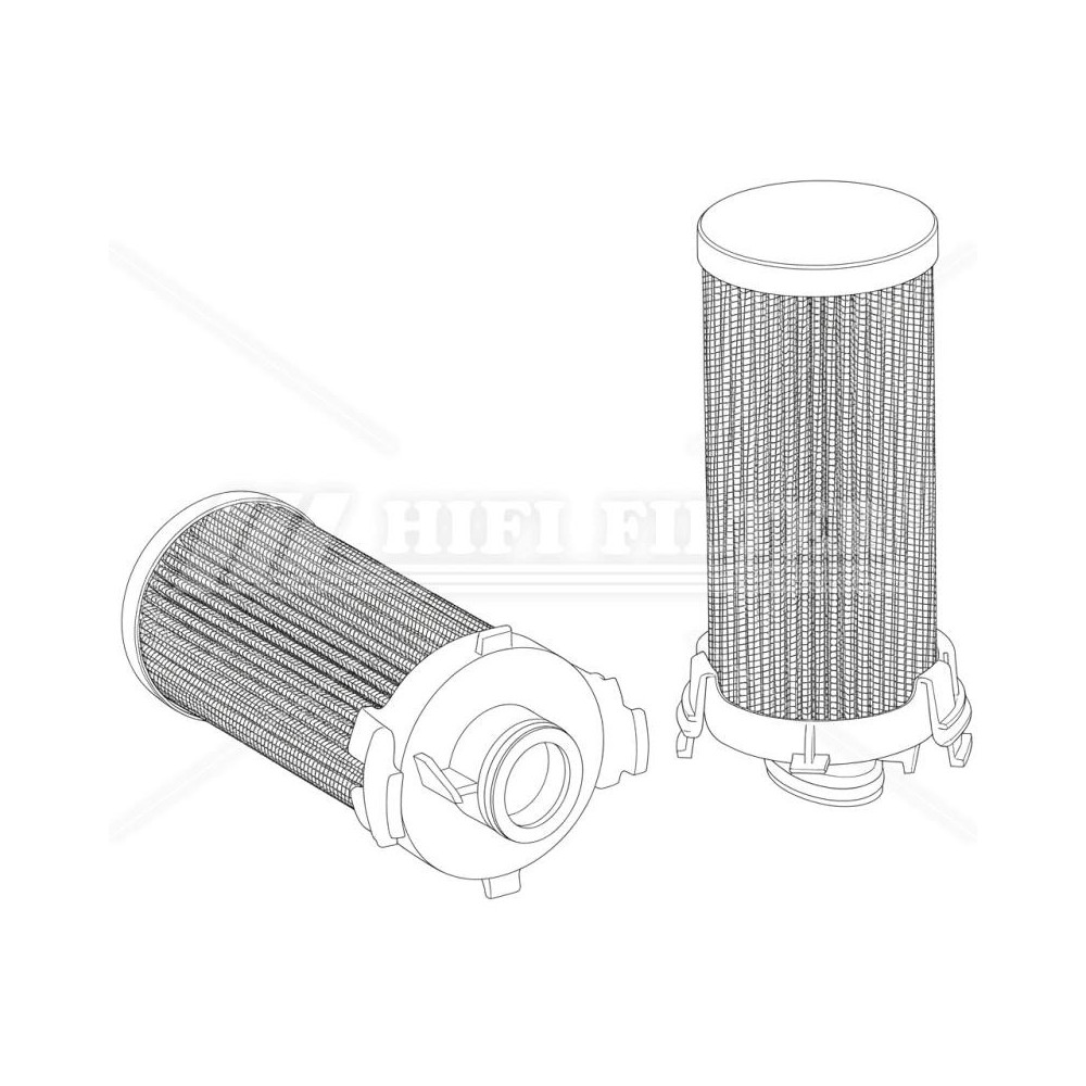 Filtre hydraulique HIFI SH66377 pour Case, New Holland