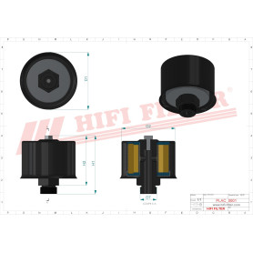 FILTRE AERATION COMPLET RÉF. FS729 - HIFI FILTER