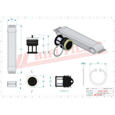 DESHYDRATEUR CLIMATISATION RÉF. DYBE60021 - HIFI FILTER